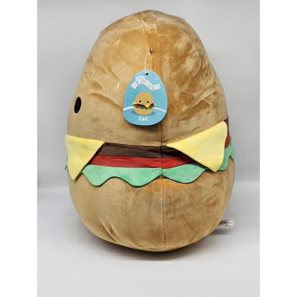 Squishmallows Carl The Cheeseburger 16" Plush Toy - Picture 2 of 8